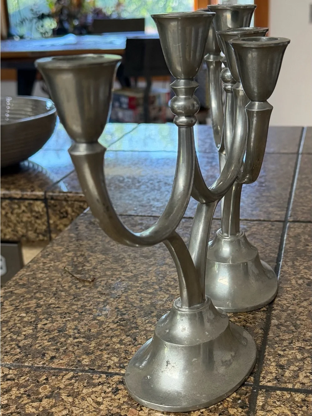 Just Andersen Made in Danmark 1930’s Candelabra set